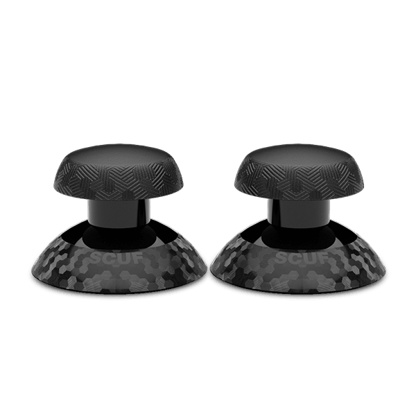 Reflex Thumbsticks 2 Pack Domed Short - Black