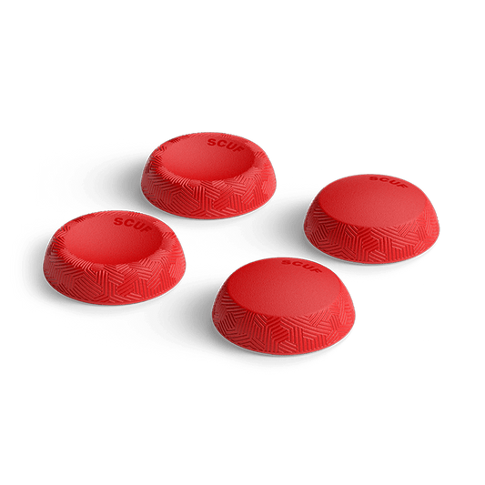 Universal Thumbstick Grips - Tactic 4 Pack Red