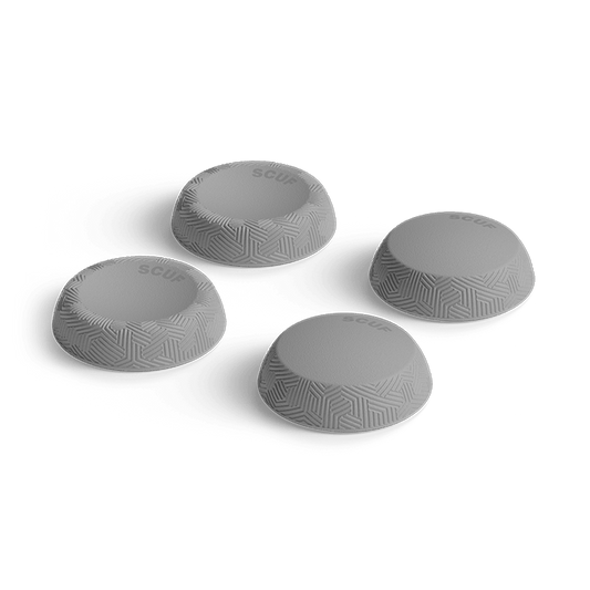 Universal Thumbstick Grips - Tactic 4 Pack Light Gray